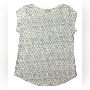 NWT - Loft Patterned Shirt With Front Pocket In Women’s Size L